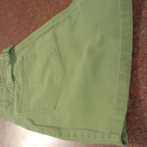 PhD paul harris denim high waisted faded green denim  size 8
